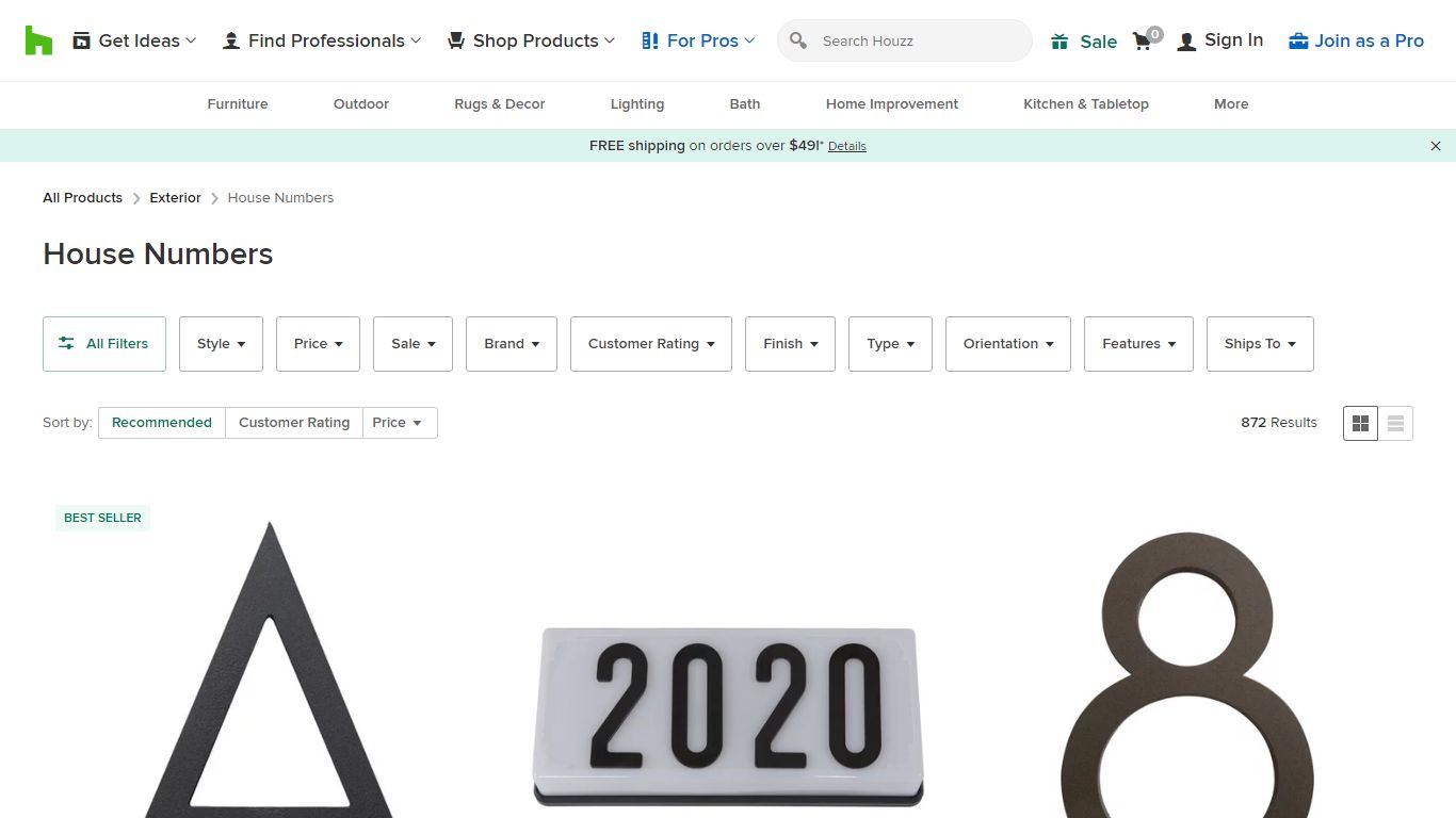 THE 15 BEST House Numbers for 2022 | Houzz