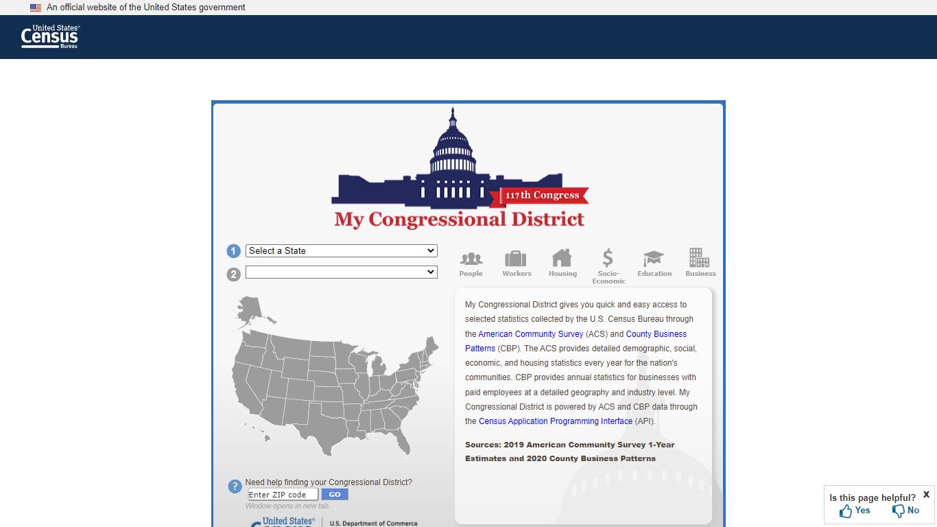 My Congressional District - Census.gov